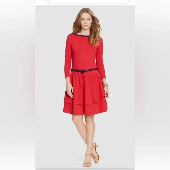 ralph lauren drop waist dress Lauren Ralph Lauren Women's Daytime Dresses
